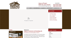 Desktop Screenshot of highland-usa.com